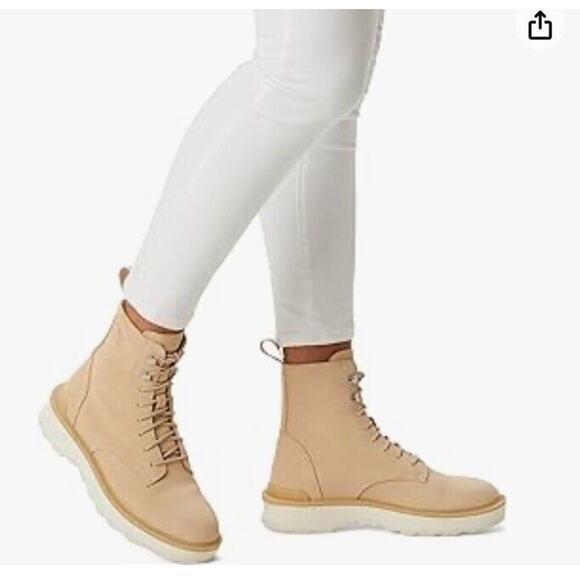 NWT Sorel Hi Line Lace Up Waterproof Platform Boots Suede Leather Women 8.5 $185 - Picture 7 of 8